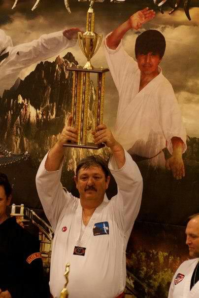 Last Competition won sparring, forms and breaking Lee Brothers Cup.
