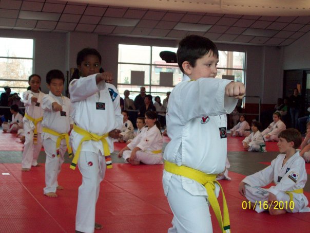 Justin yellow belt.